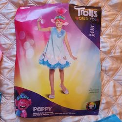 Little Girls Troll Costume