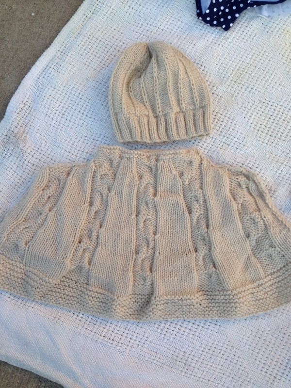 Beautiful hat and poncho