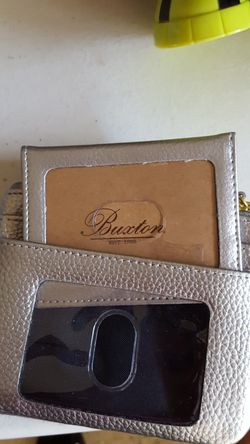 Silver new i.d. case/wallet