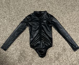 Black Leather Body Harness