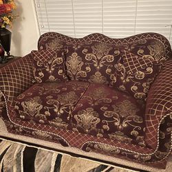 Beautiful Couch And Love Seat