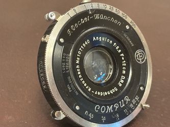 Lens COMPUR f:6,8. 120 mm. Vintage