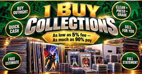 I Buy Collections — Comics & Cards — Or Sell Them For You