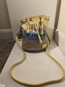 Loungefly Disney Winnie the Poof 95th Anniversay Honey Pot Womens Convertible Shoulder Bag Purse