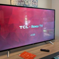 TCL 49 inch 4k Roku TV 