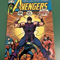 1973 Bronze Age Avengers #109 Comic Book (Hawkeye)