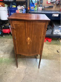 Decorative antique cabinet- entry way table