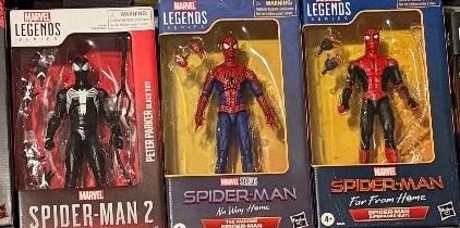Spider-man marvel legends lot of 3