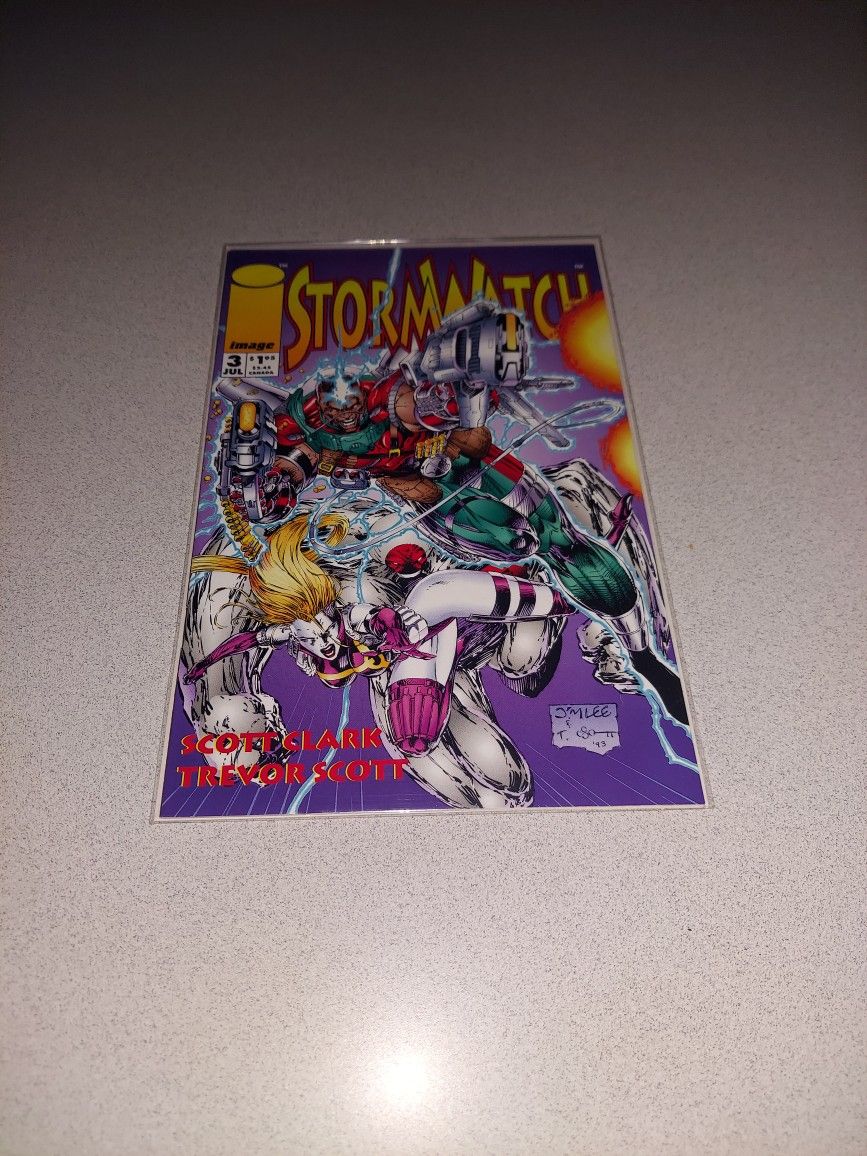 1993 STORMWATCH #3 COMIC BAGGED AND BOARDED