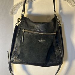 Kate Spade Black Leather Shoulder Bag