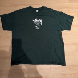 Stüssy x Nike Graphic Tee Green Size 