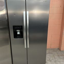 Whirlpool Stainless Side By Side Refrigerator 