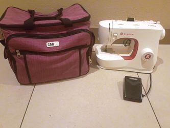 SINGER® MX231 and Sewing Machine Case - Carrying Bag with Removable Padding, Tote for Machine and Accessories