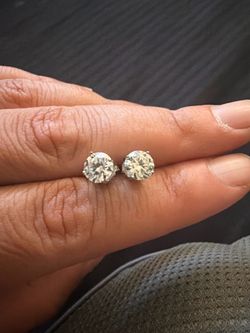 Moissanite  earrings