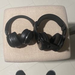 Two Wireless Bluetooth Headsets