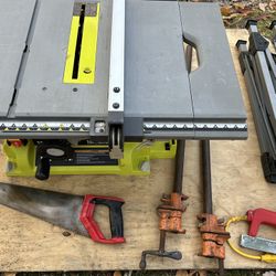 Ryobi table saw / Like new conditions 