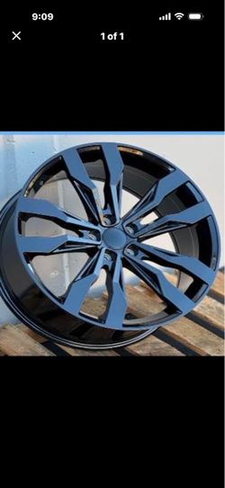 Volkswagen 19” new blk sport Styie rims tires set 5x112