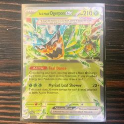 Teal Mask Ogerpon ex - 025/167 - SV06: Twilight Masquerade (TWM) Pokemon Card Single