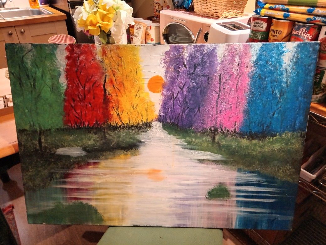 New-ish Enchanting Mod Canvas Painting.