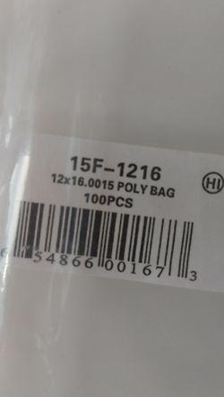 Poly bags