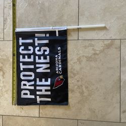 Arizona Cardinals Car Antenna Flag “Protect The Nest”