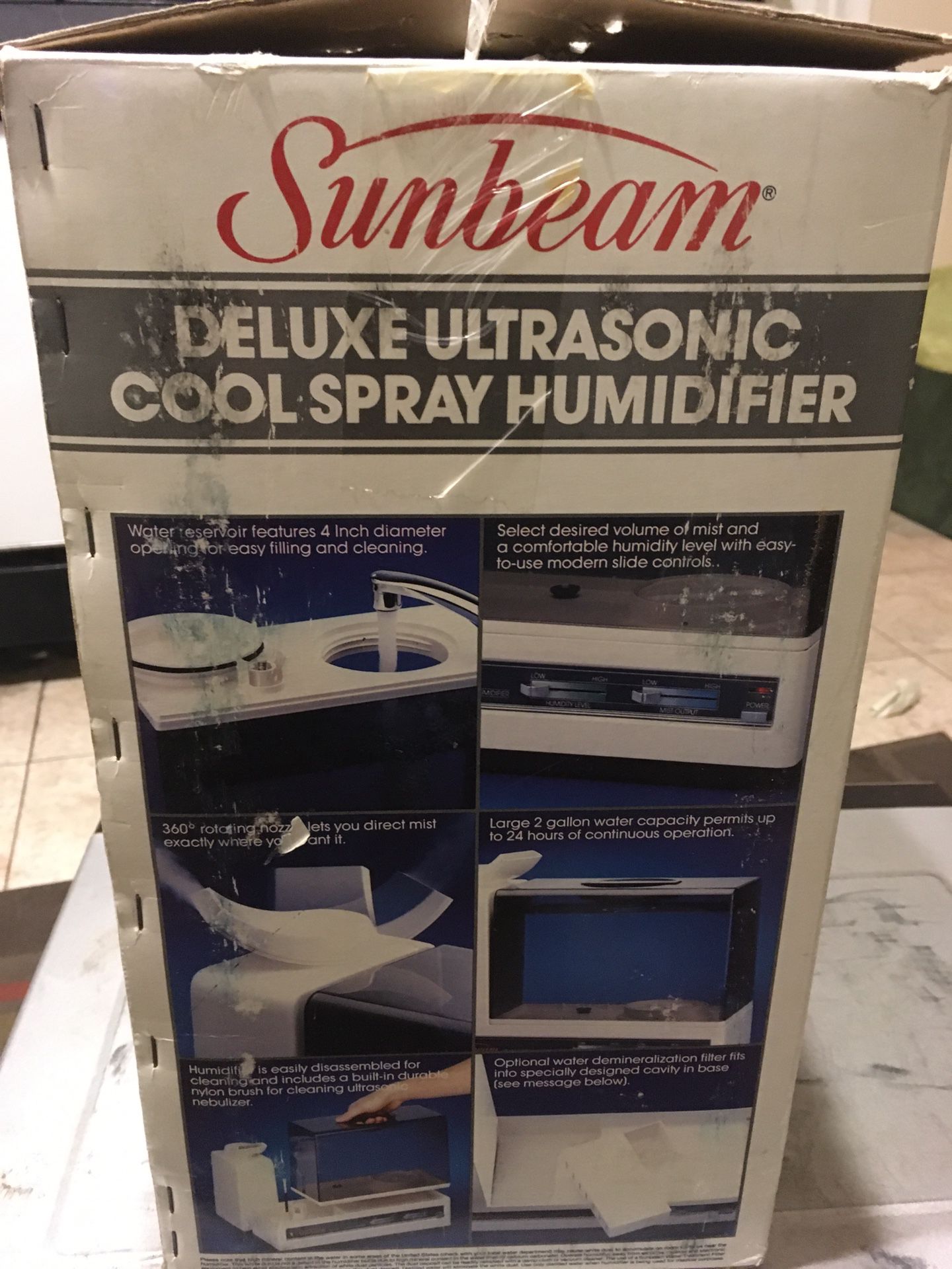 Brand new Sunbeam humidifier 2 gallon capacity