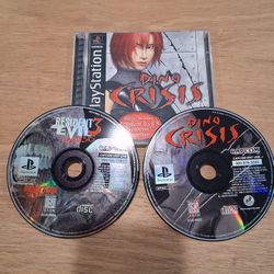 Playstation Dino Crisis W/Demo Resident Evil 3