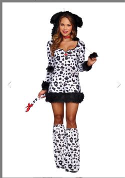 Super comfy and cute Dalmatian darling Halloween costume size small
