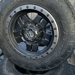 18” Fuel Wheels & tires