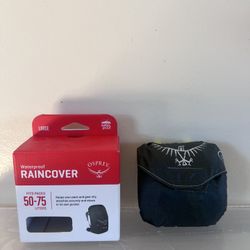 Osprey Waterproof Rain Cover (Dark Green/Gray) - For 50 To 75 Liter Bag