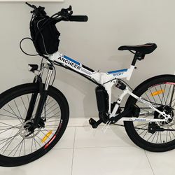 Ancheer Sport Electric Bicycle 26'' Electric Mountain Bike for Adult with 36V Lithium-Ion Battery Ebike 250W Powerful Motor 21 Speed ALMOST NEW