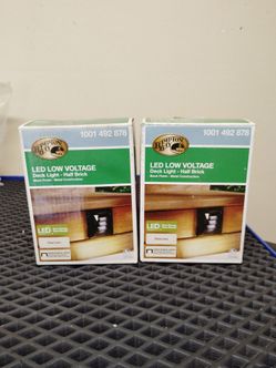 LED low voltage Deck light fixture