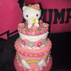 Hello kitty jar ceramic