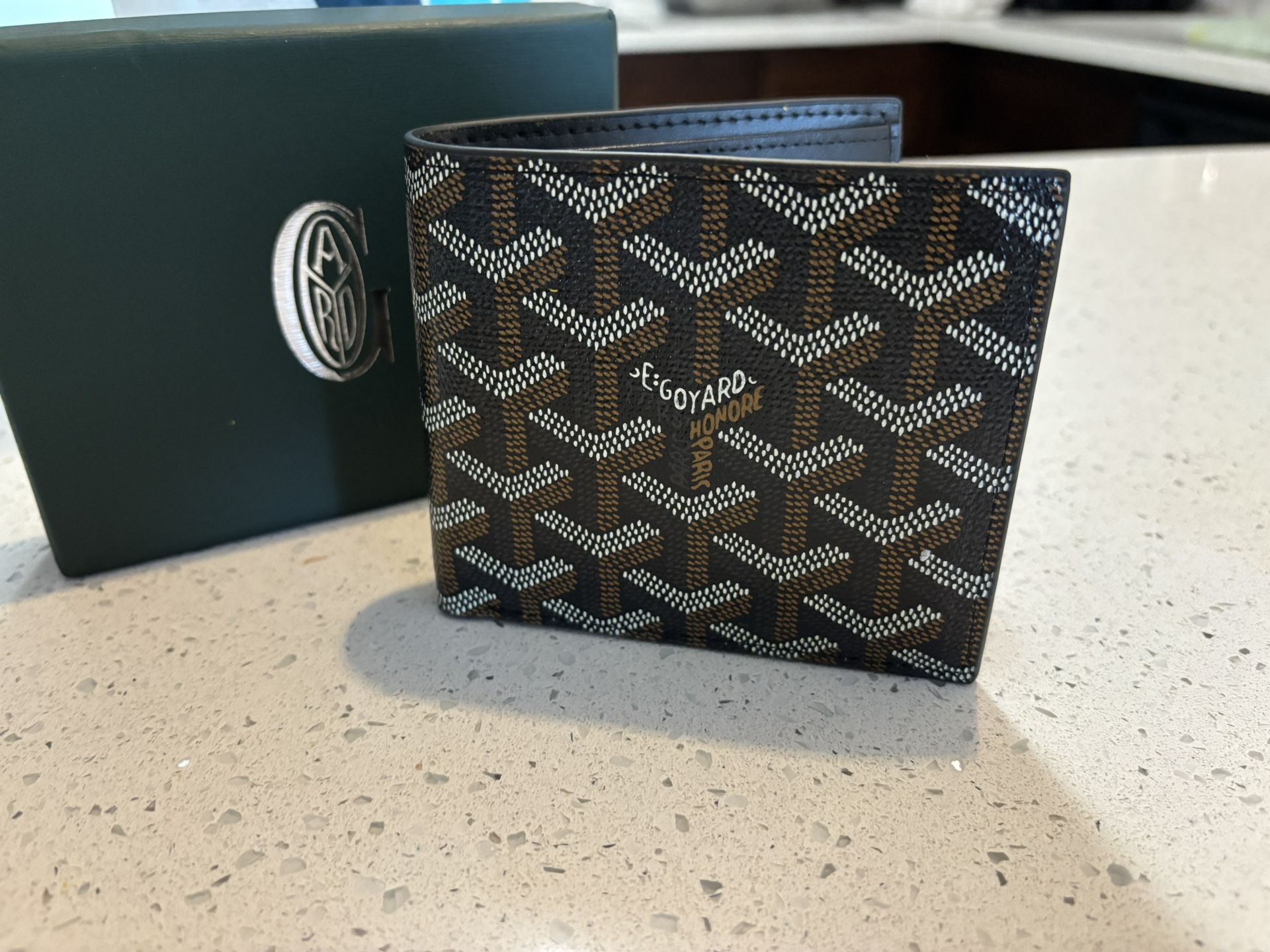Bifold Wallet Black And Green