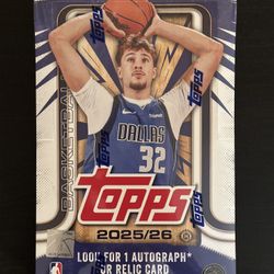 2025-26 Topps NBA Basketball  Hobby Box