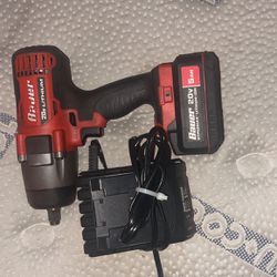 Baoer 1/2 impact with battery and charger 