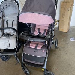 Stroller double baby trend