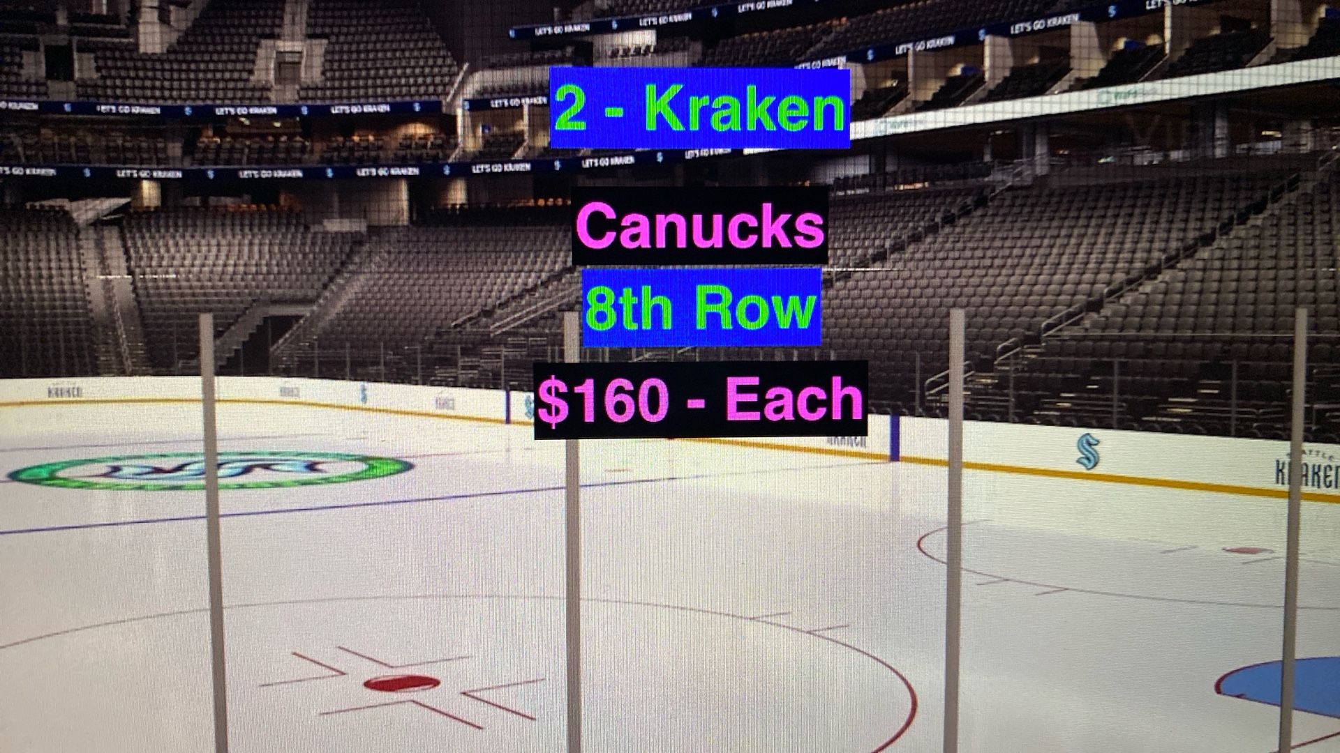 Kraken Canucks Tickets