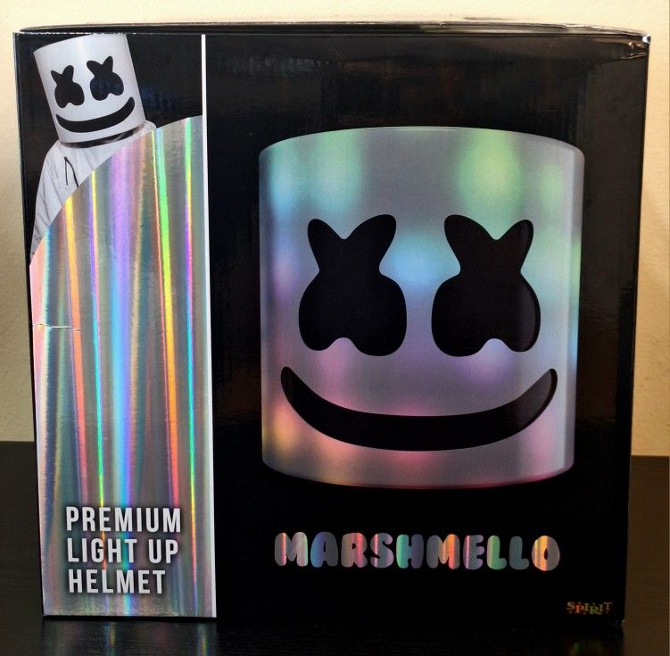 SPIRIT HALLOWEEN LIGHT-UP MARSHMELLO HELMET
