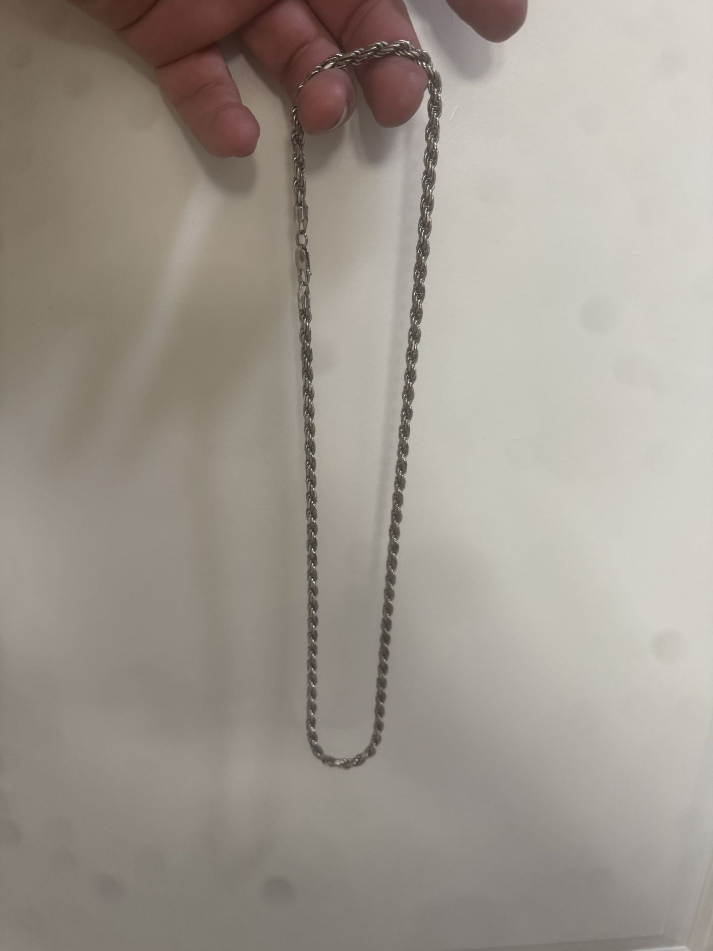 Sterling Silver Rope Chain