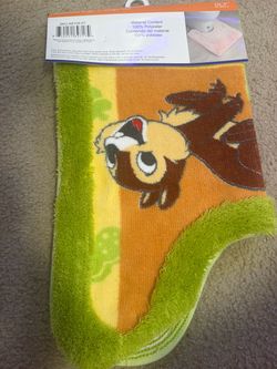 HCP Supply U-Shape Bathroom Rug Mat