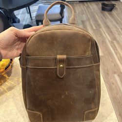 Gorgeous Genuine Leather Small Backpack