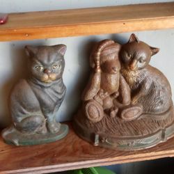 Vintage Cast Iron Door Stoppers 