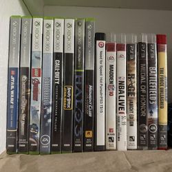 xbox 360 & ps3 games untested