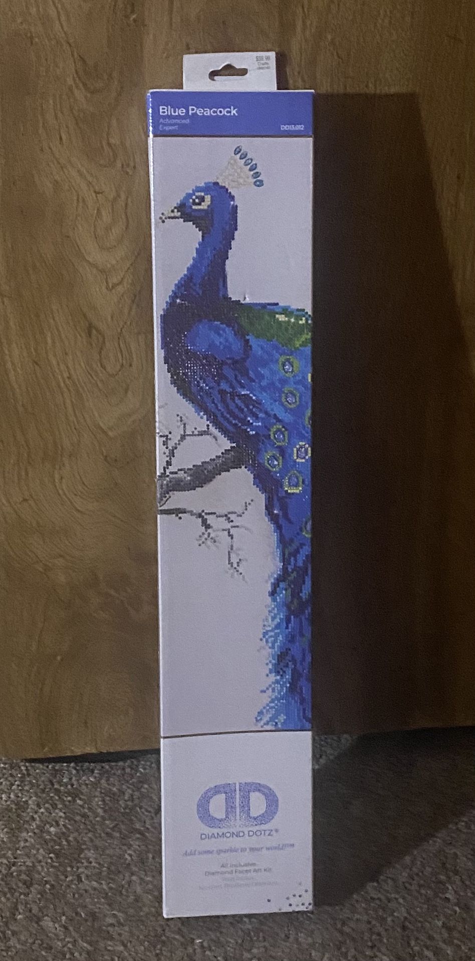 Diamond Dotz Blue peacock -Brand New In Box -Advanced/Expert