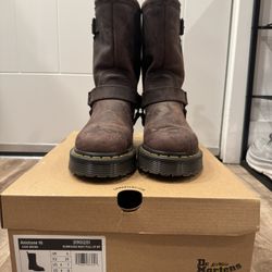 Dr. Marten’s Anistone Hi Leather Biker Boots - US Women’s 8