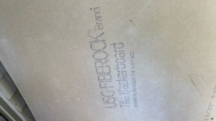 3x4 foot 1/2 inch thick cement backer board