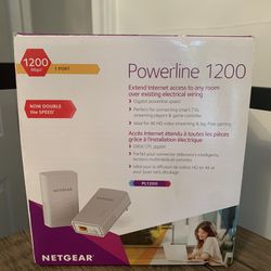Netgear Powerline 1200 WiFi Extender 