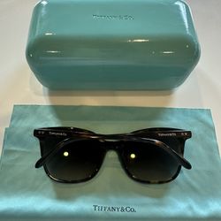 Tiffany & Co. Women’s Sunglasses – Classic Tortoise Shell with Case