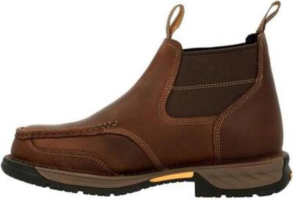 NEW SZ 8 Men WATERPROOF Work Boots Chelsea Romeo Georgia Athens 360 Steel Toe Safety